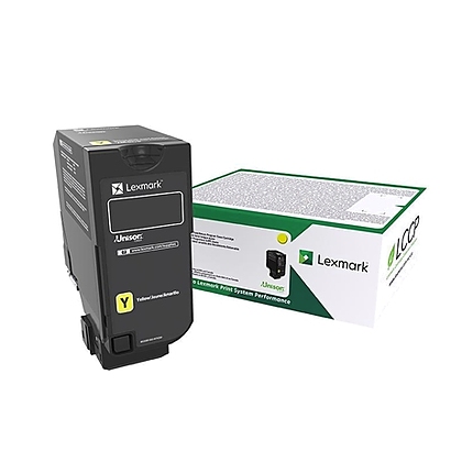 Lexmark 73B20Y0 CS/CX827 Yellow Return Programme 15K Toner Cartridge