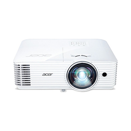 Acer Projector S1286Hn, DLP, Short Throw, XGA (1024x768), 3500 ANSI Lumens, 20000:1, 3D, HDMI, VGA, LAN, RCA, Audio in, Audio out, VGA out, DC Out (5V/1A, USB-A), Speaker 16W, Bluelight Shield, 3.1kg, White