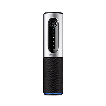 Logitech ConferenceCam Connect, Full HD, Up To 6 Seats, Portable AIO, Bluetooth, Remote Control, Black & Silver