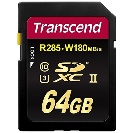 Transcend 64GB SDXC Class3 UHS-II Card