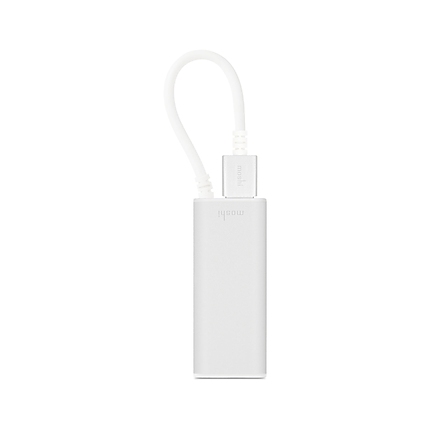 Moshi USB 3.0 to Gigabit Ethernet Adapter, Silver