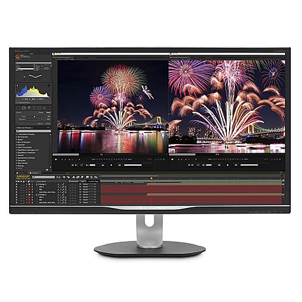 Philips 328P6AUBREB, 31.5" Wide IPS LED, 4 ms, 1200:1, 50M:1 SmartContrast, 450 cd/m2, 2560x1440 , Pivot, Heigh Adjust, USB-C (DP Alt mode,PD,data)/USB 3.0, D-Sub, HDMI, DP, Speakers, Black