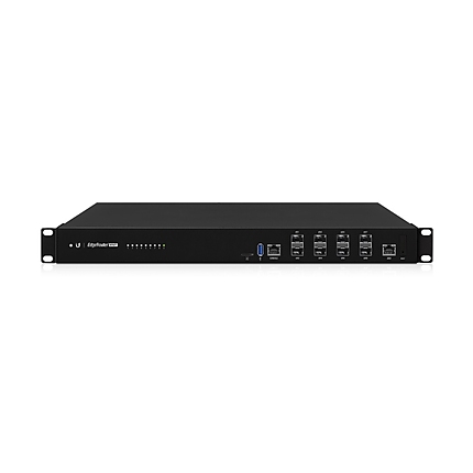 Рутер Ubiquiti ER-8-XG, 8 x SFP+, 1 x GbE RJ45, 18 million pps, Rackmount 1U