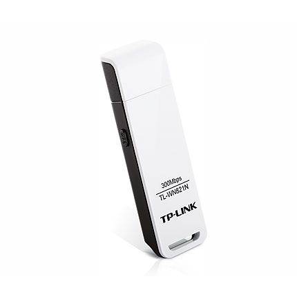 Безжичен адаптер TP-LINK TL-WN821N, USB, Atheros, 2T2R, 2.4Ghz, 802.11n/g/b