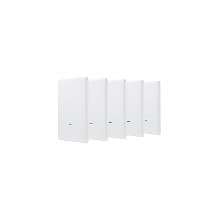 Точка за достъп Ubiquiti UAP-AC-M-PRO, 2.4/5GHz, 450/1300Mbit, 20dBm, 3x3 MIMO, Outdoor, 5 pack, Без PoE адаптери в комплекта