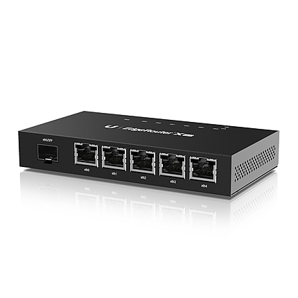 Рутер Ubiquiti EdgeRouter X, 5-порта GbE, PoE, 1x SFP слот