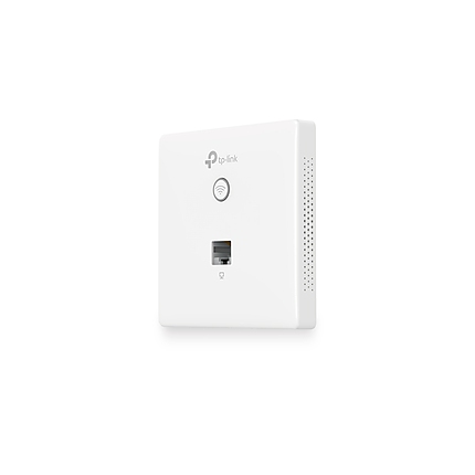 Tочка за достъп TP-LINK EAP115-Wall, 300Mbps, 2.4GHz, 2 x FE RJ45, IEEE802.3af PoE, монтаж с стенен контакт