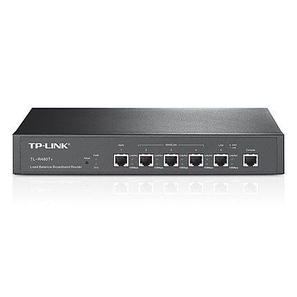 Рутер TP-LINK TL-R480T+, 5-порта 10/100Mbps, 400MHz процесор, 4x WAN порта