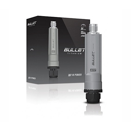 5GHz Bullet M5 Titanium, Outdoor, 25dBm, PtP/PtMP, 1 10/100Mbit Port