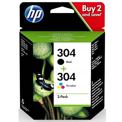 HP 304 Ink Cartridge Combo 2-Pack