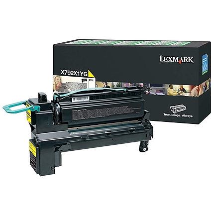 Lexmark X792X1YG X792 Yellow Return Programme 20K Print Cartridge