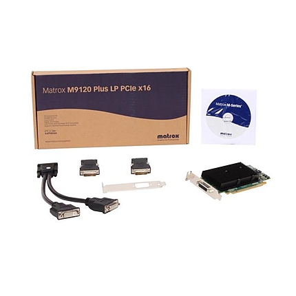 Видео карта Matrox M9120-E512LPUF Plus 512MB GDDR PCIe x16 Low Profile, Workstation