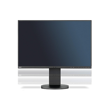 Монитор NEC MultiSync EA241WU, IPS, 24" inch, Wide, 1920x1200, DVI-I, DisplayPort, HDMI, VGA, Черен