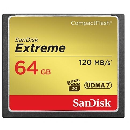 Карта памет SANDISK  Extreme® CompactFlash® Memory Card 64Gb