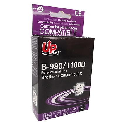 Мастилница UPRINT LC980/1100 BROTHER, Черен