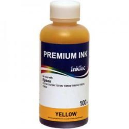 Бутилка с мастило INKTEC за Epson C64/C84,T0324, T0424, T0444, T0474 , Жълт, 100 ml