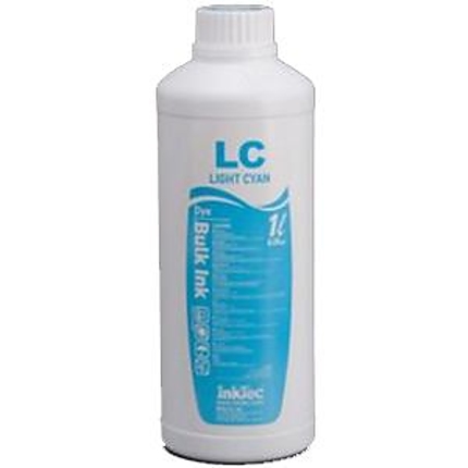 Бутилка с мастило INKTEC за Epson R200/R300,T0485, T0495, T0775, T0785 , Светло Син, 1000 ml