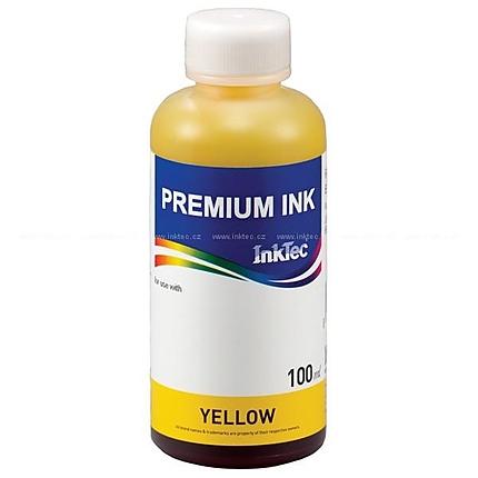 Бутилка с мастило INKTEC за  HP CB319/CB324/No564/364  , Жълт, 100 ml