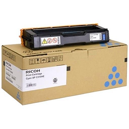 Тонер касета Ricoh SPC310HE, 6600 копия, Cyan