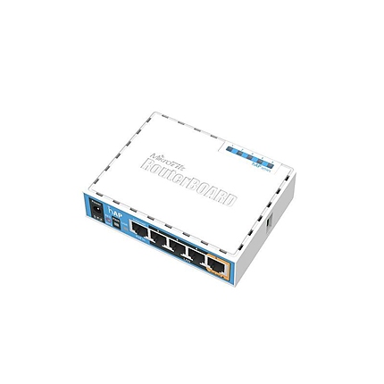 Безжичен Access point MiKrotik HAP RB951UI-2ND, 5 x 10/100 Mbps, PoE, Бял