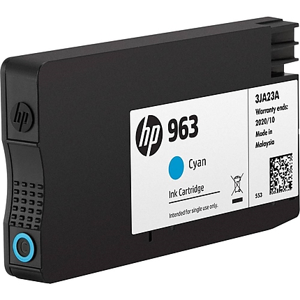 HP 963 Cyan Original Ink Cartridge