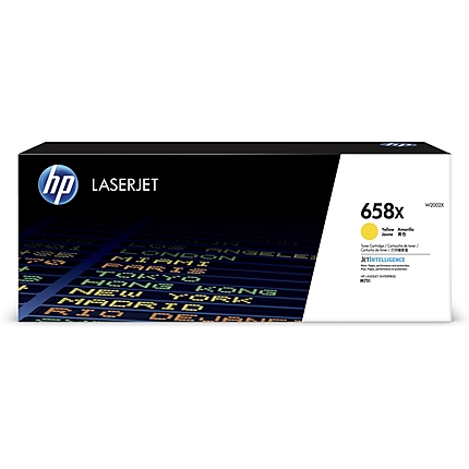 HP 658X Yellow LaserJet Toner Cartridge