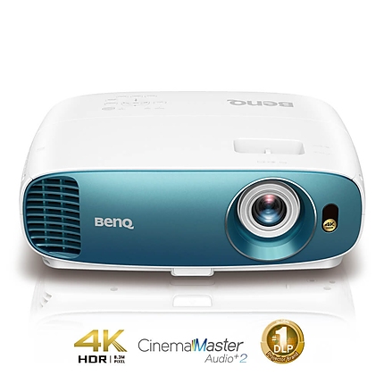 BenQ TK800M, Projector for Sports Fans, 4K HDR, DLP, 4K UHD (3840x2160), 10 000:1, 3000 ANSI Lumens, Zoom 1.1x, 96% Rec.709 Coverage, VGA, HDMI x2, USB Type A (1.5A), Audio In/Out, HDR10, Football & Sport Modes, Auto Keystone, 4.2kg, White