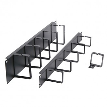 Formrack 19" 2U Cable Management Panel with metal brackets