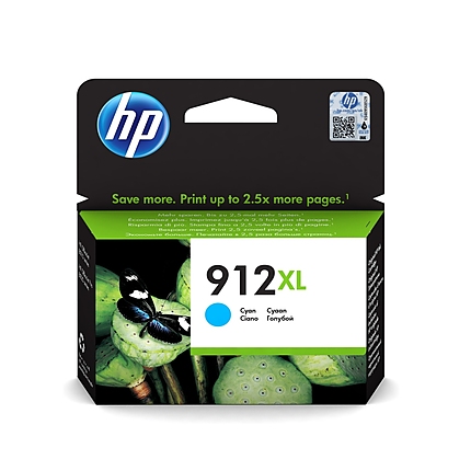 HP 912XL High Yield Cyan Original Ink Cartridge