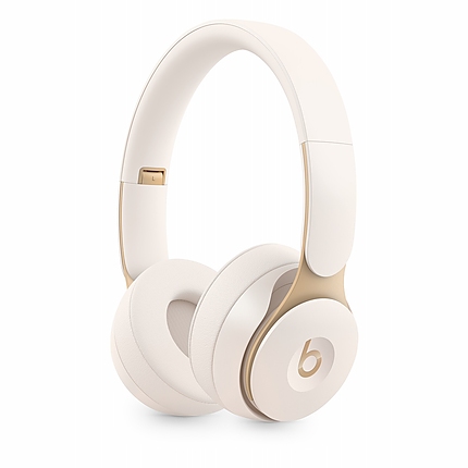 Beats Solo Pro, Wireless Noise Cancelling Headphones, Ivory