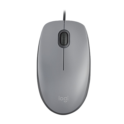 LOGITECH M110 MOUSE SILENT GRA