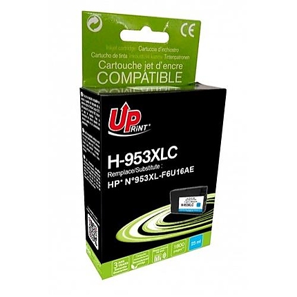 Мастилница UPRINT F6U16AE, HP 935XL, OfficeJet Pro 8210/8710/7720, 25 ml, Cyan