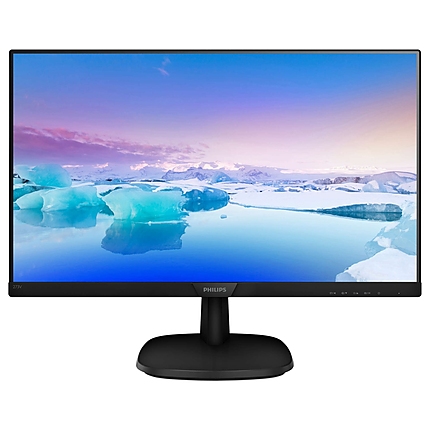 Philips 273V7QDSB, 27" IPS WLED, 1920x1080@75Hz, 4ms GtG, 250cd m/2, 1000:1, DCR 10M:1, FlickerFree, Low Blue Mode, Tilt, D-SUB, DVI, HDMI