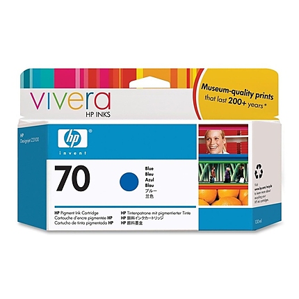 HP 70 130-ml Blue Ink Cartridge