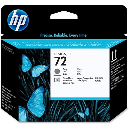 HP 72 Gray and Photo Black Printhead