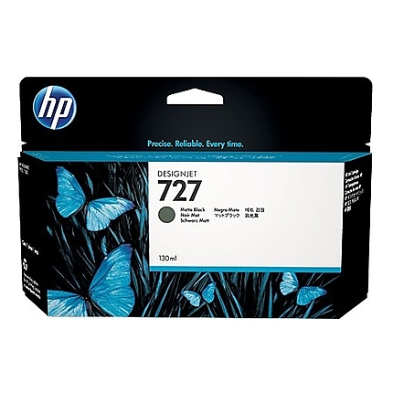 HP 727 130-ml Mate Black Ink Cartridge