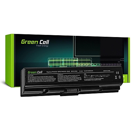 Батерия  за лаптоп Toshiba Satellite A200 A300 A500 L200 L300 L500 PA3534U 10.8V  4400 mAh GREEN CELL