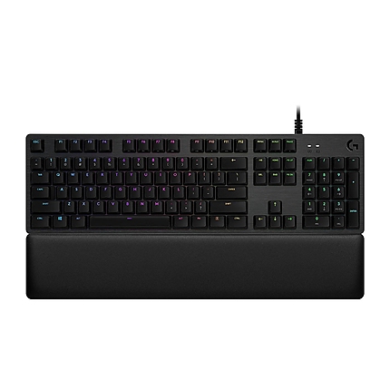 Геймърска механична клавиатура Logitech, G513 Carbon RGB, GX Brown Mechanical суичове