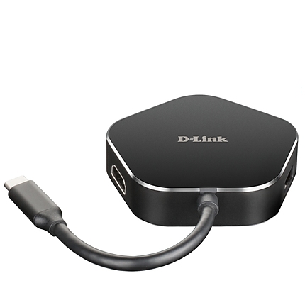 D-Link 4-in-1 USB-C Hub with HDMI and Power Delivery