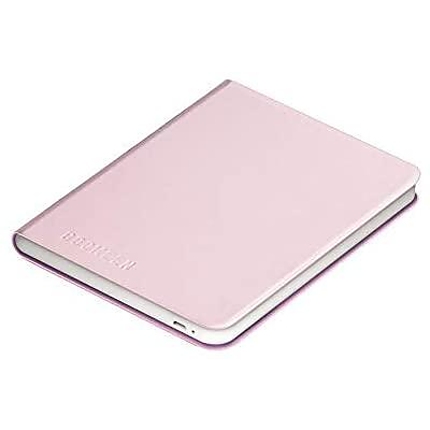 Калъф кожен BOOKEEN Classic, за eBook четец DIVA, 6 inch, магнит, Lily Pink