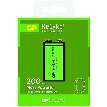 Акумулаторна Батерия GP R22 8.4V 200mAh RECYKO 20R8HN-GB1 NiMH 1бр. в опаковка GP