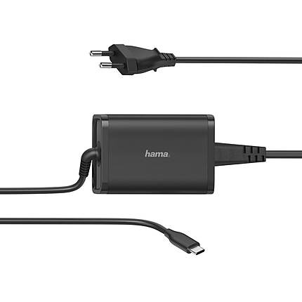 Зарядно HAMA Universal, 220V, 5-20V/65W, USB-C, Power Delivery