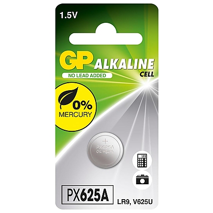 Алкална батерия GP LR9 625A 1,5V за глюкомери и дистанционни