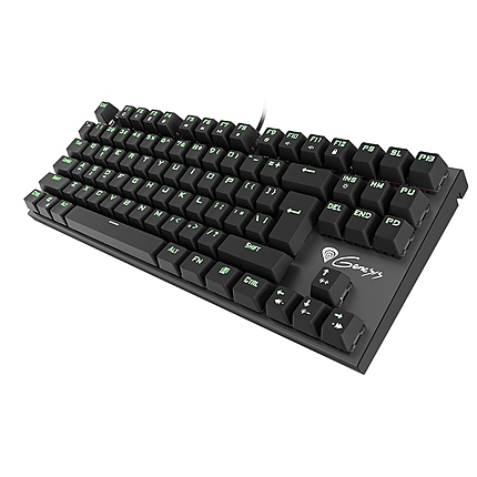 Genesis Mechanical Gaming Keyboard Thor 300 Tkl Green Backlight Outemu Blue Switch Us Layout