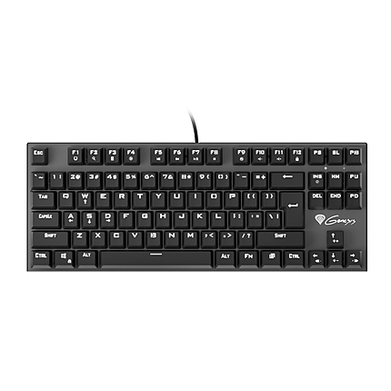 Genesis Mechanical Gaming Keyboard Thor 300 Tkl White Backlight Outemu Red Switch Us Layout