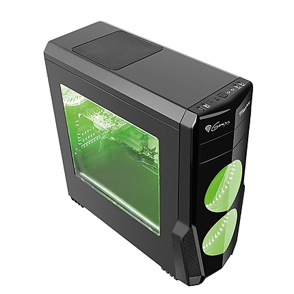 Genesis Case Titan 800 Green Midi Tower Usb 3.0