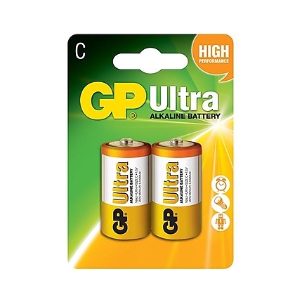 Алкална батерия GP ULTRA LR14 /2 бр. в опаковка/ 1.5V