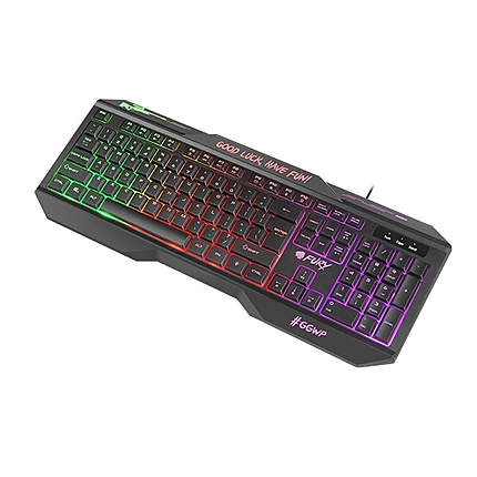 Fury Gaming Keyboard, Hellfire, 2 Backlight, US Layout