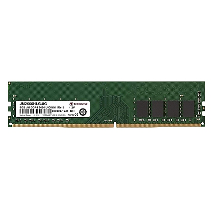 Transcend 8GB JM DDR4 2666Mhz U-DIMM 1Rx16 1Gx16 CL19 1.2V