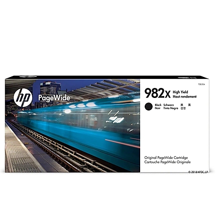 HP 982X High Yield Black Original PageWide Cartridge